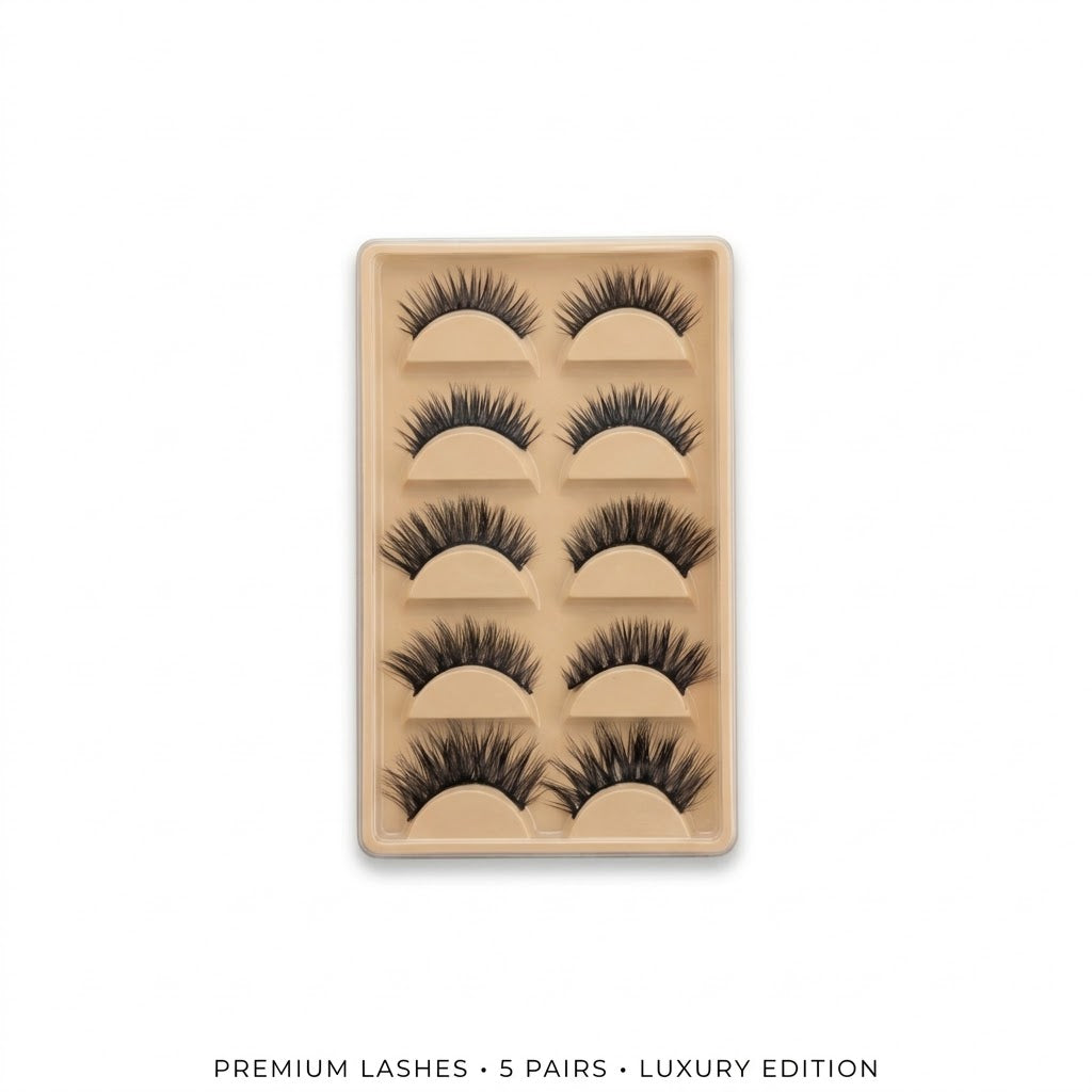 The Luxury Edition: 5-Pair Premium Lash Set