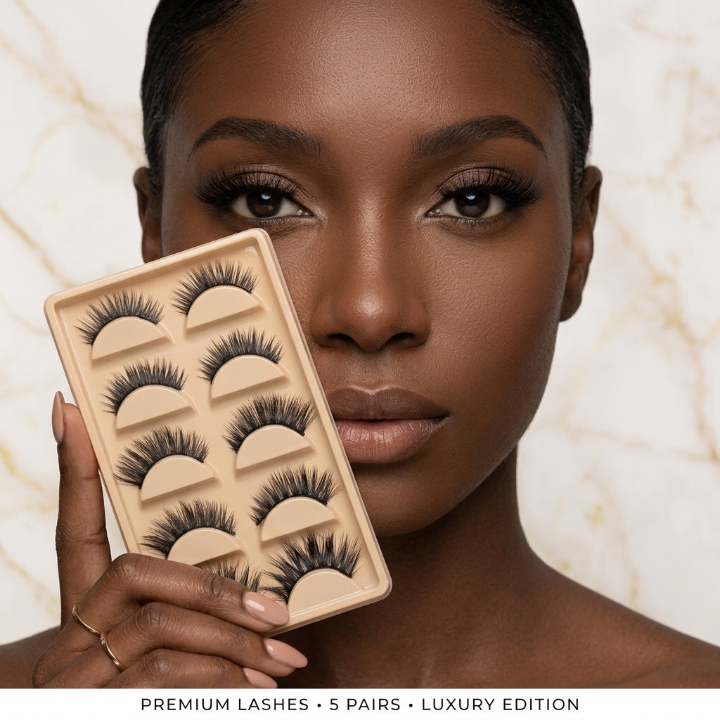 The Luxury Edition: 5-Pair Premium Lash Set